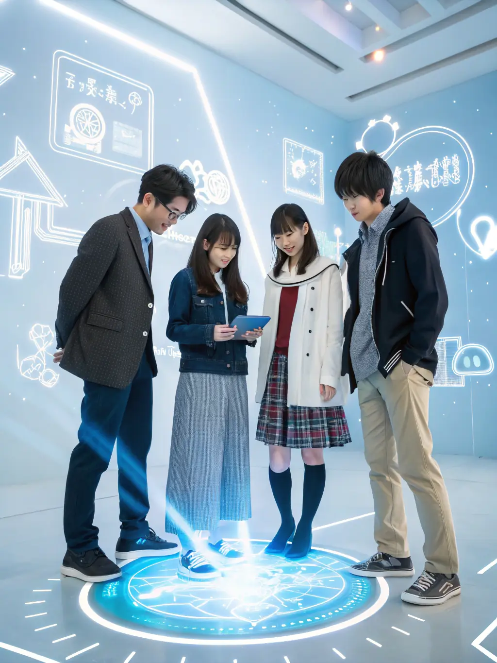 A dynamic image showing a team collaborating effectively, with synchronized movements, symbolizing a predictable execution rhythm in a fast-paced environment.